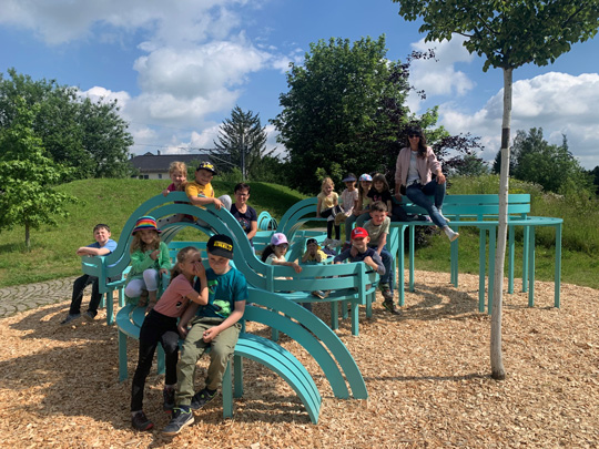 Modified Social Bench for Jahnsdorf 